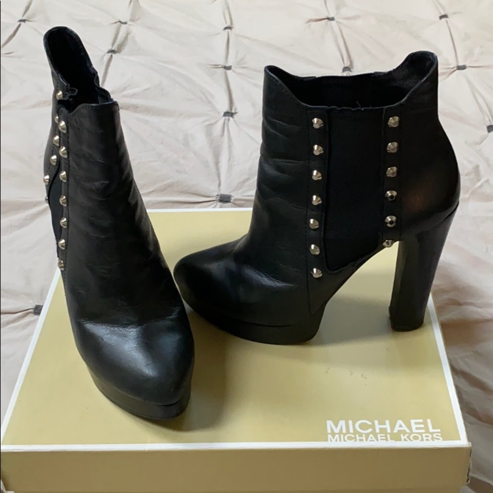 Michael Kors platform booties